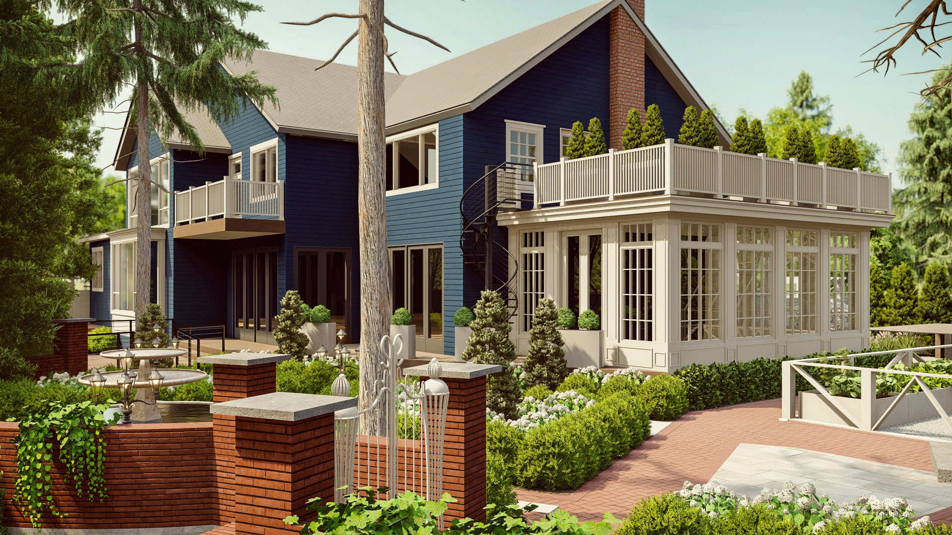 Homelydesign-3d-render-contemporary-beachfront-house