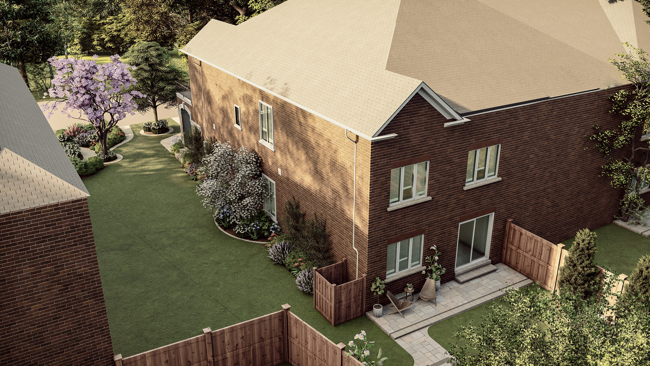 Homelydesign-side-garden-path-brick-home
