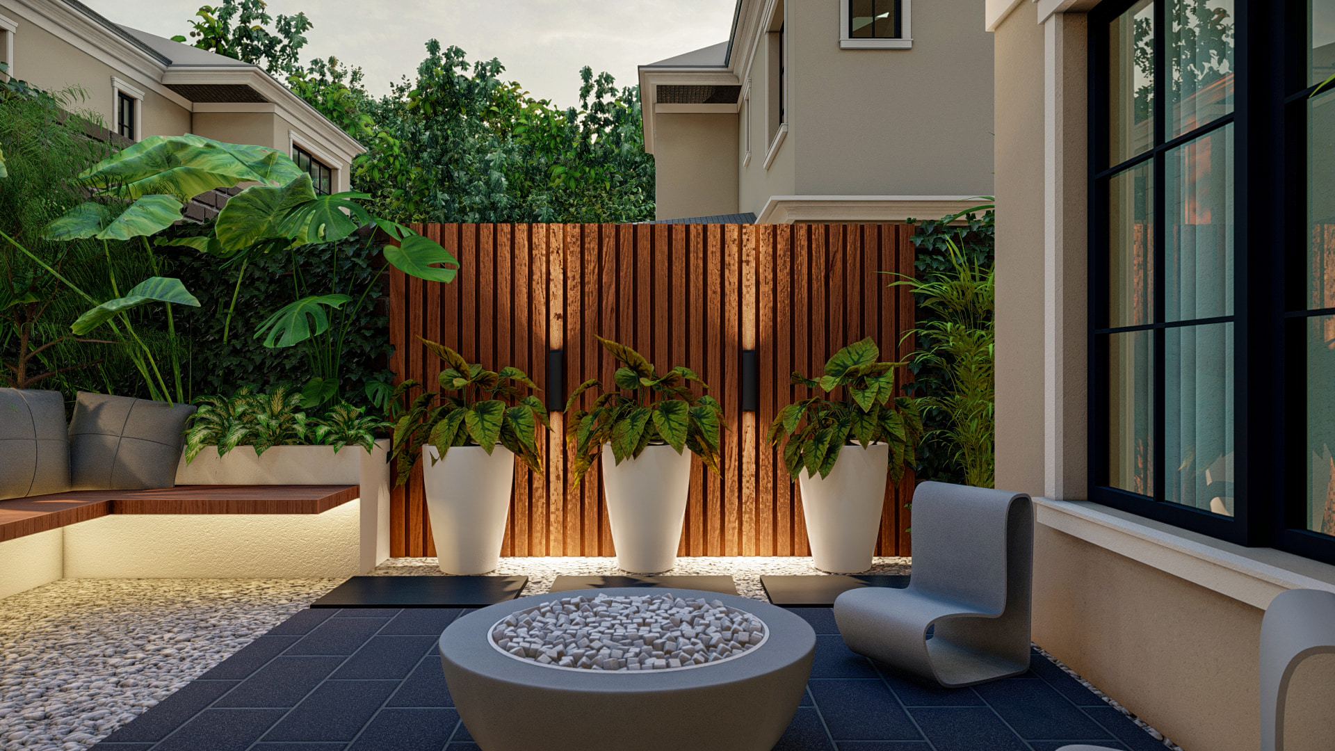 Homelydesign-urban-patio-tropical-plant-oasis